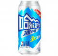 500ml哈尔滨冰纯啤酒(高罐)有奖