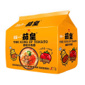 5连包126g统一茄皇番茄牛肉方便面